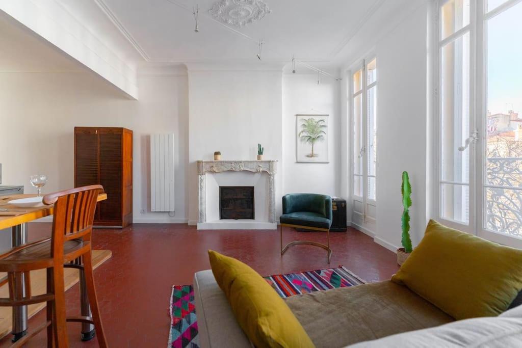 Superbe Appart, Central, Petit Balcon & Vue Place Marsiglia Esterno foto